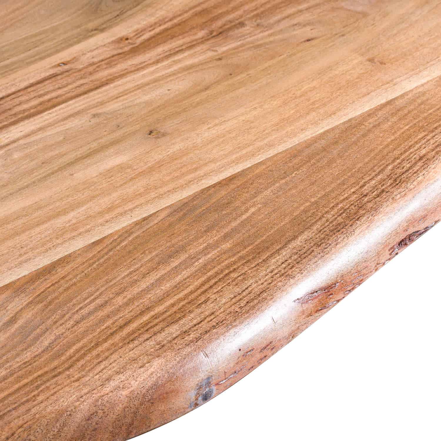 Live Edge Large Dining Table – Material: Metal