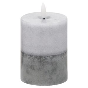 Luxe Collection Natural Glow 3×4 Stone LED Candle