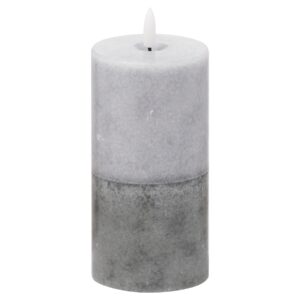 Luxe Collection Natural Glow 3×6 Stone LED Candle