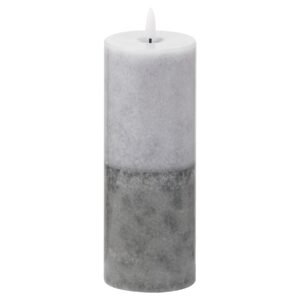 Luxe Collection Natural Glow 3×8 Stone LED Candle