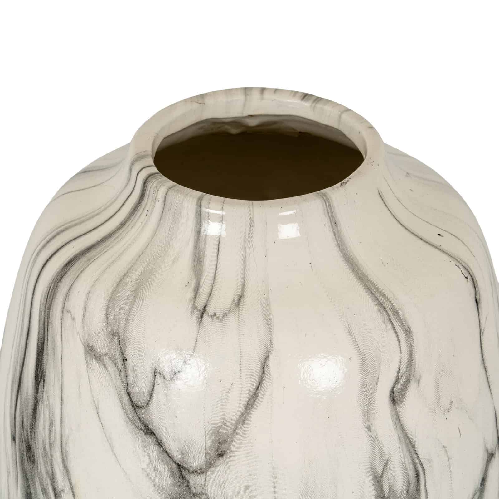 Marble Olpe Vase – Colour: Grey