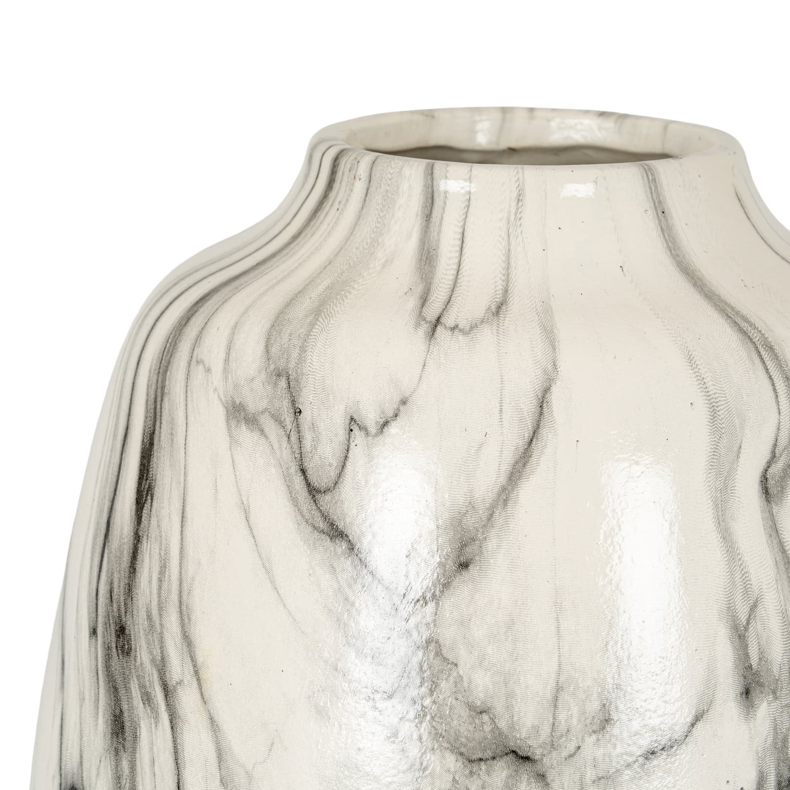 Marble Olpe Vase – Material: Ceramic