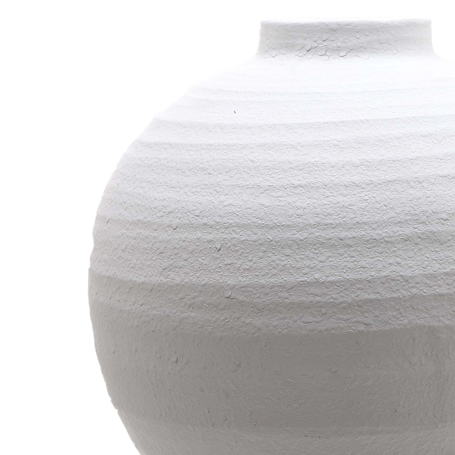 Tiber Large Matt White Ceramic Vase – Vases