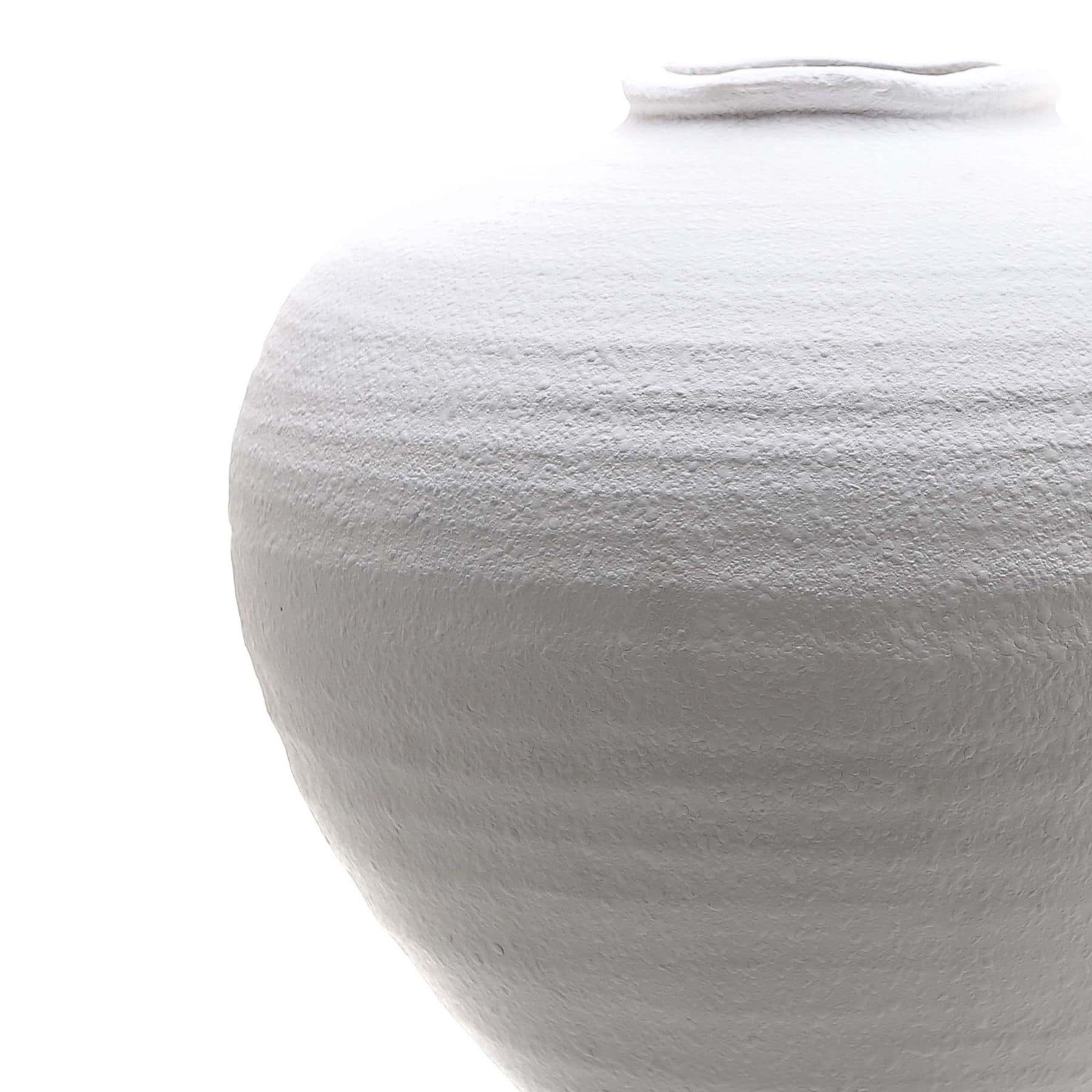 Regola Large Matt White Ceramic Vase – Vases