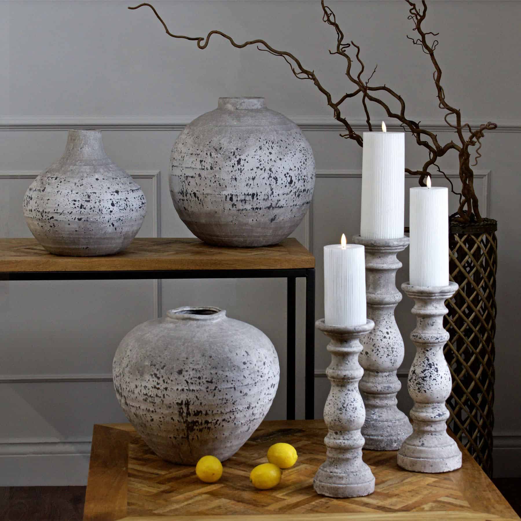 Regola Large Stone Ceramic Vase – Additional view