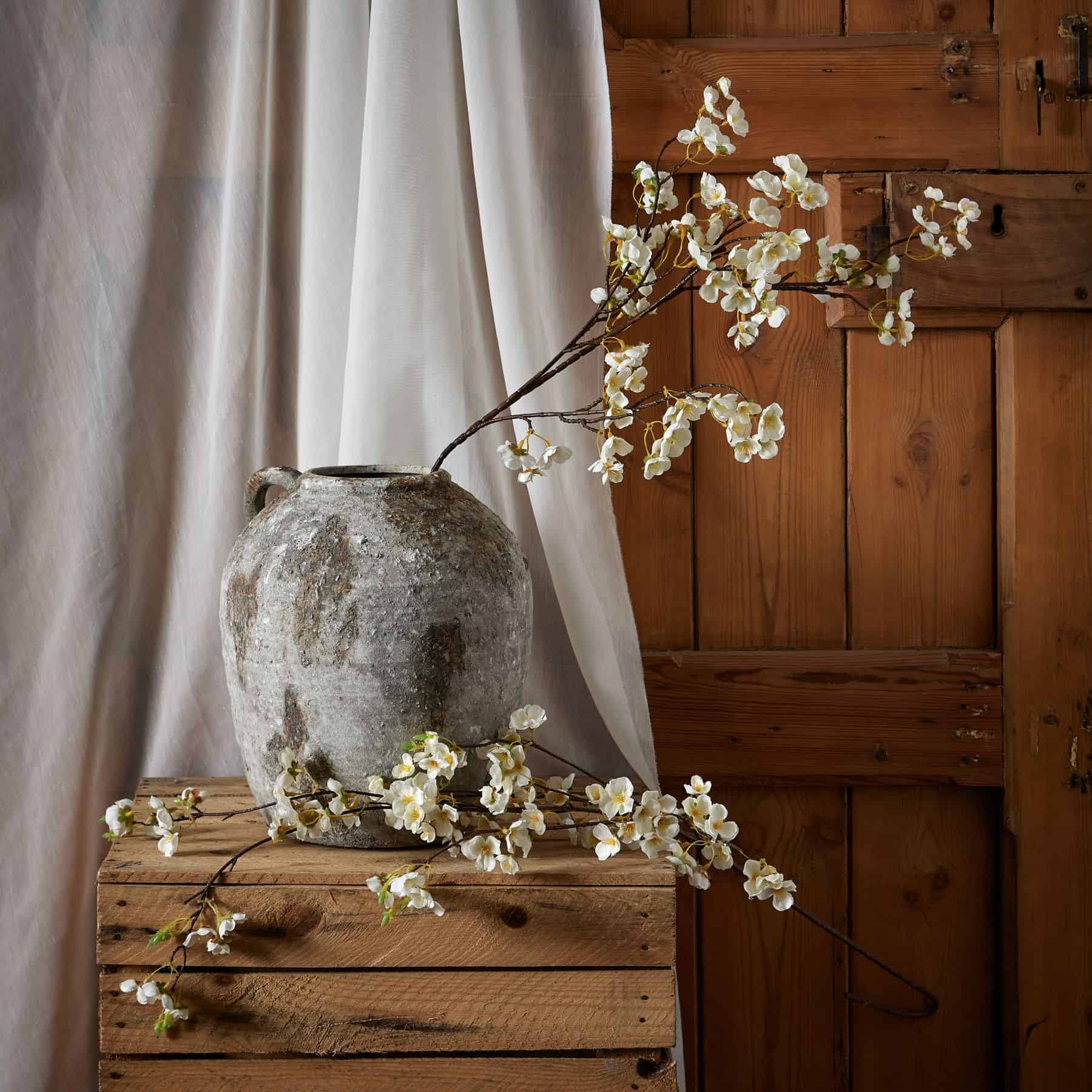 White Japanese Blossom – Faux Flowers & Artificial Trees