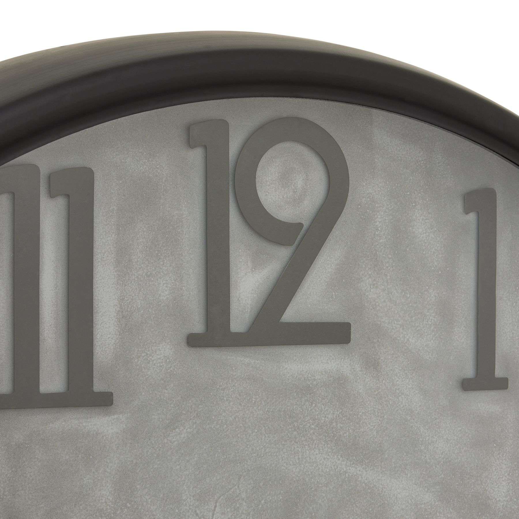 Soho Concrete Effect Large Clock – Colour: Black