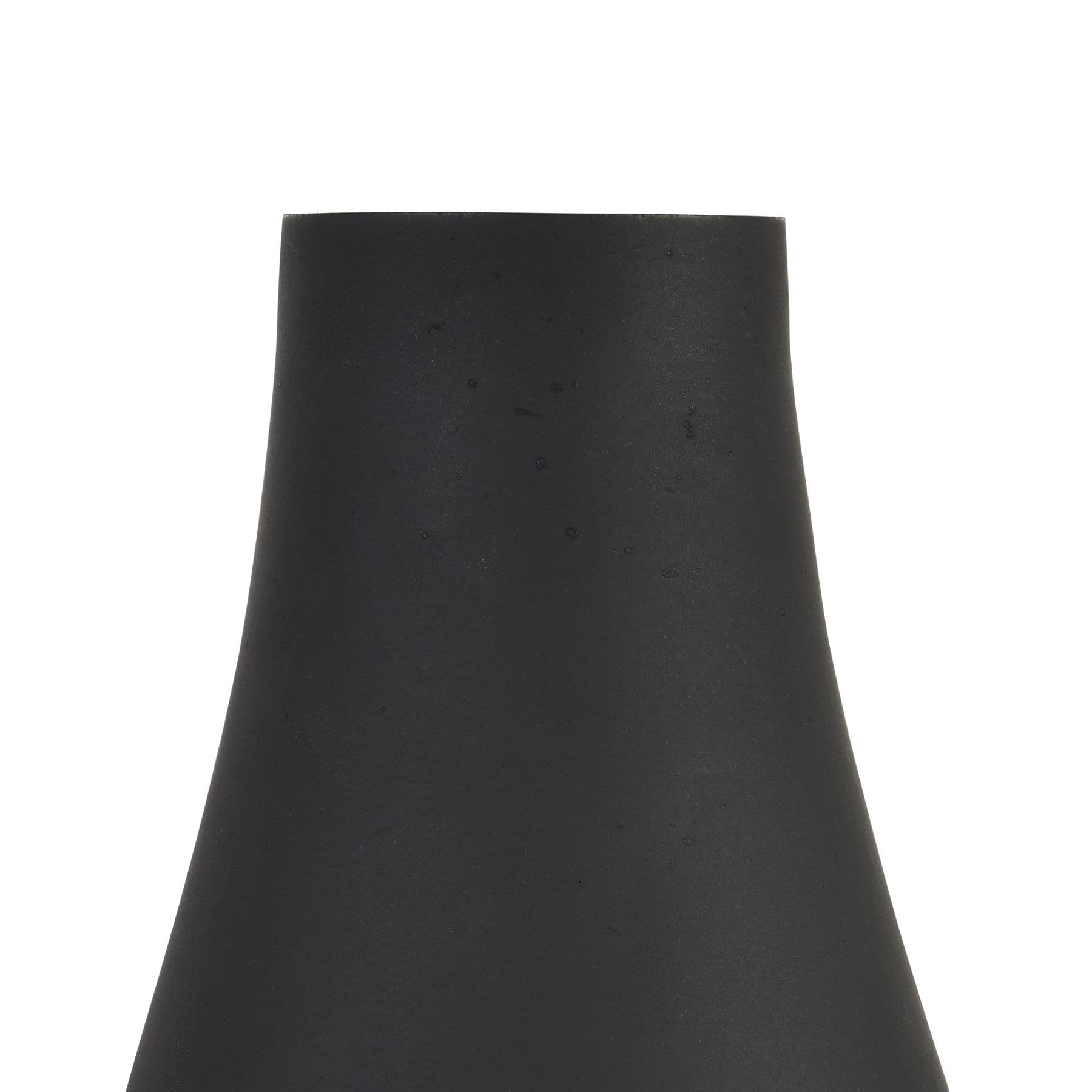 Black Tapered Glass Vase – Vases