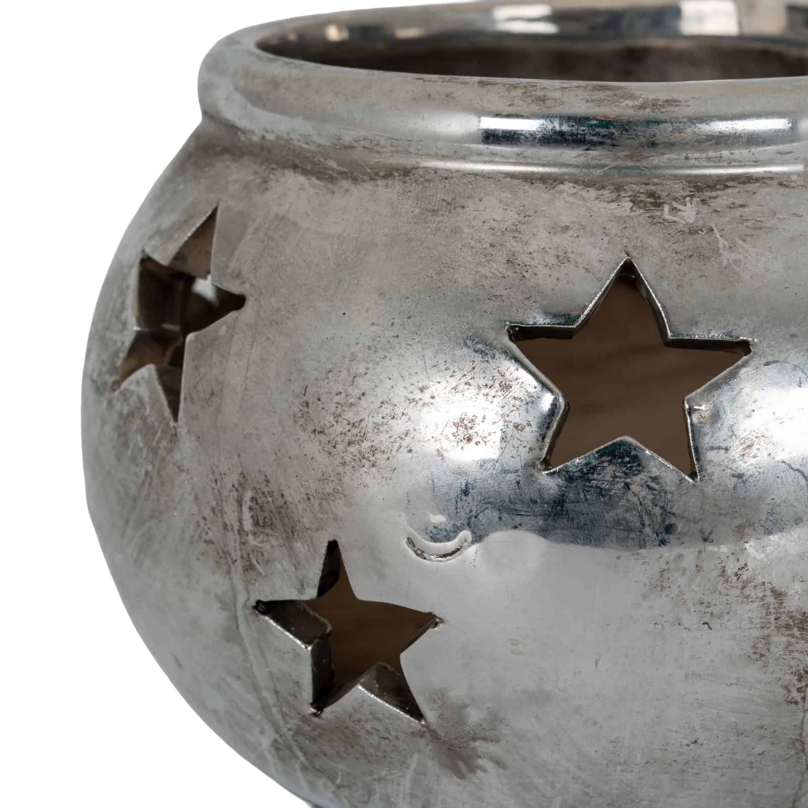 Aspen Star Small Tea Light Lantern – Material: Ceramic