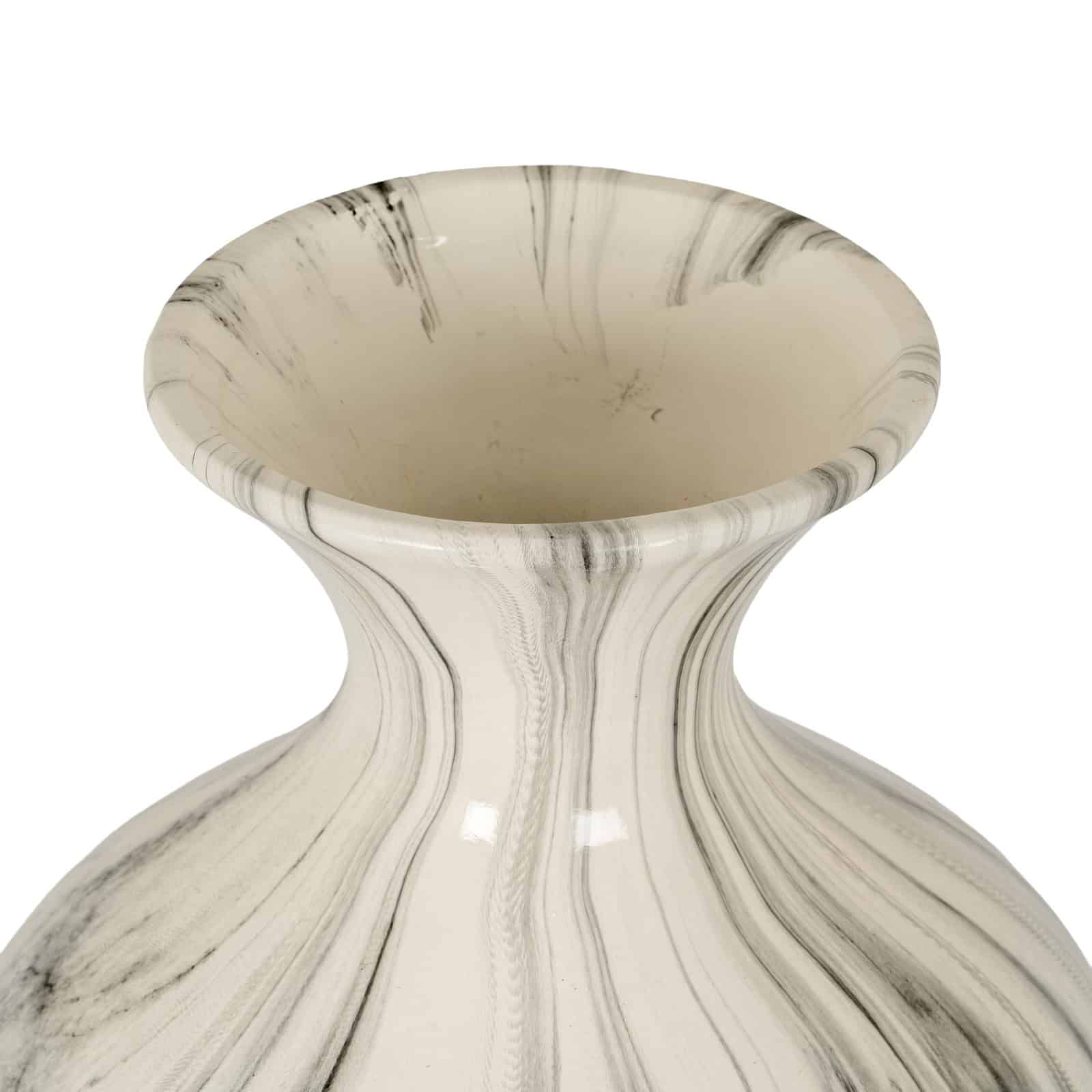 Marble Ellipse Large Vase – Colour: Grey