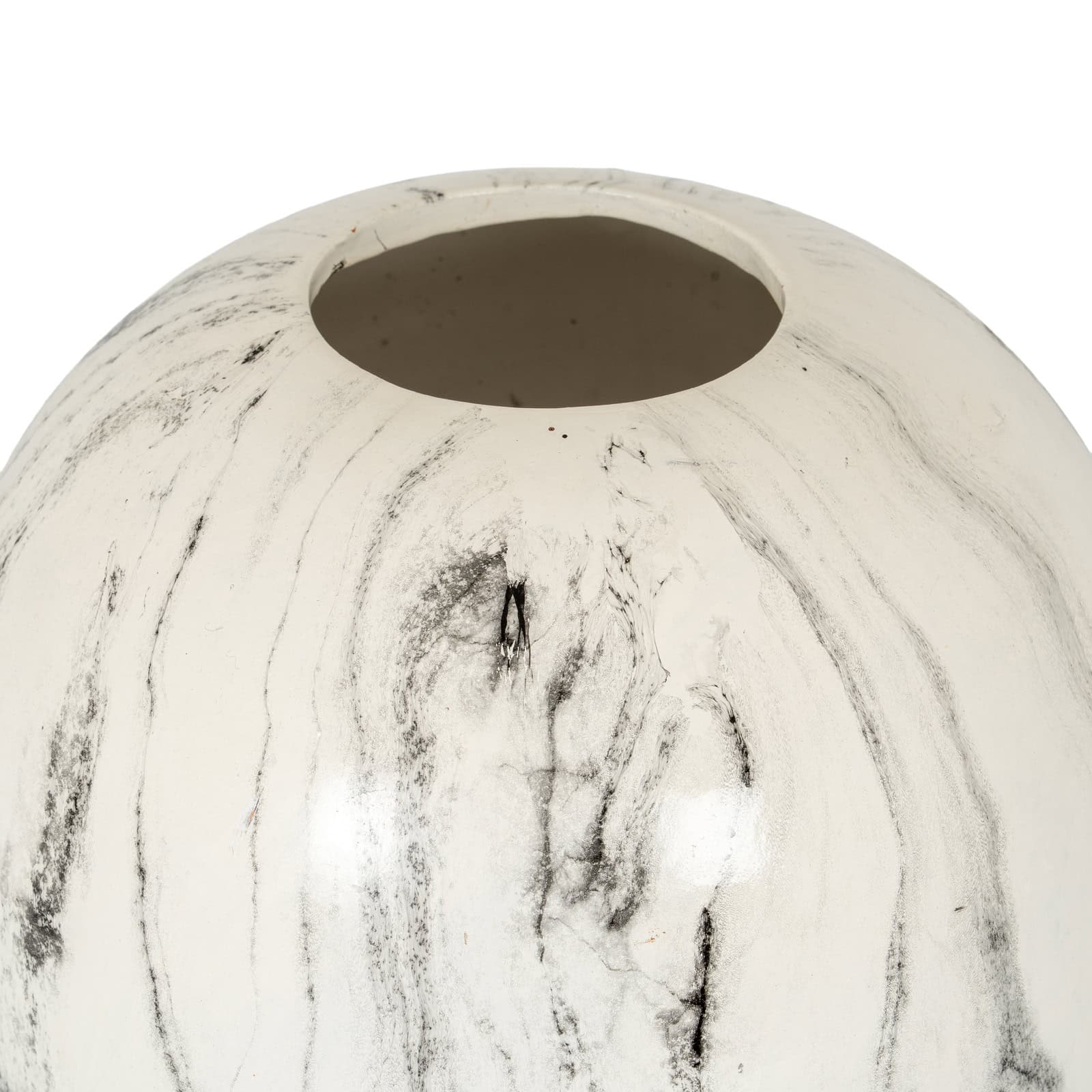 Marble Pudding Vase – Colour: Grey