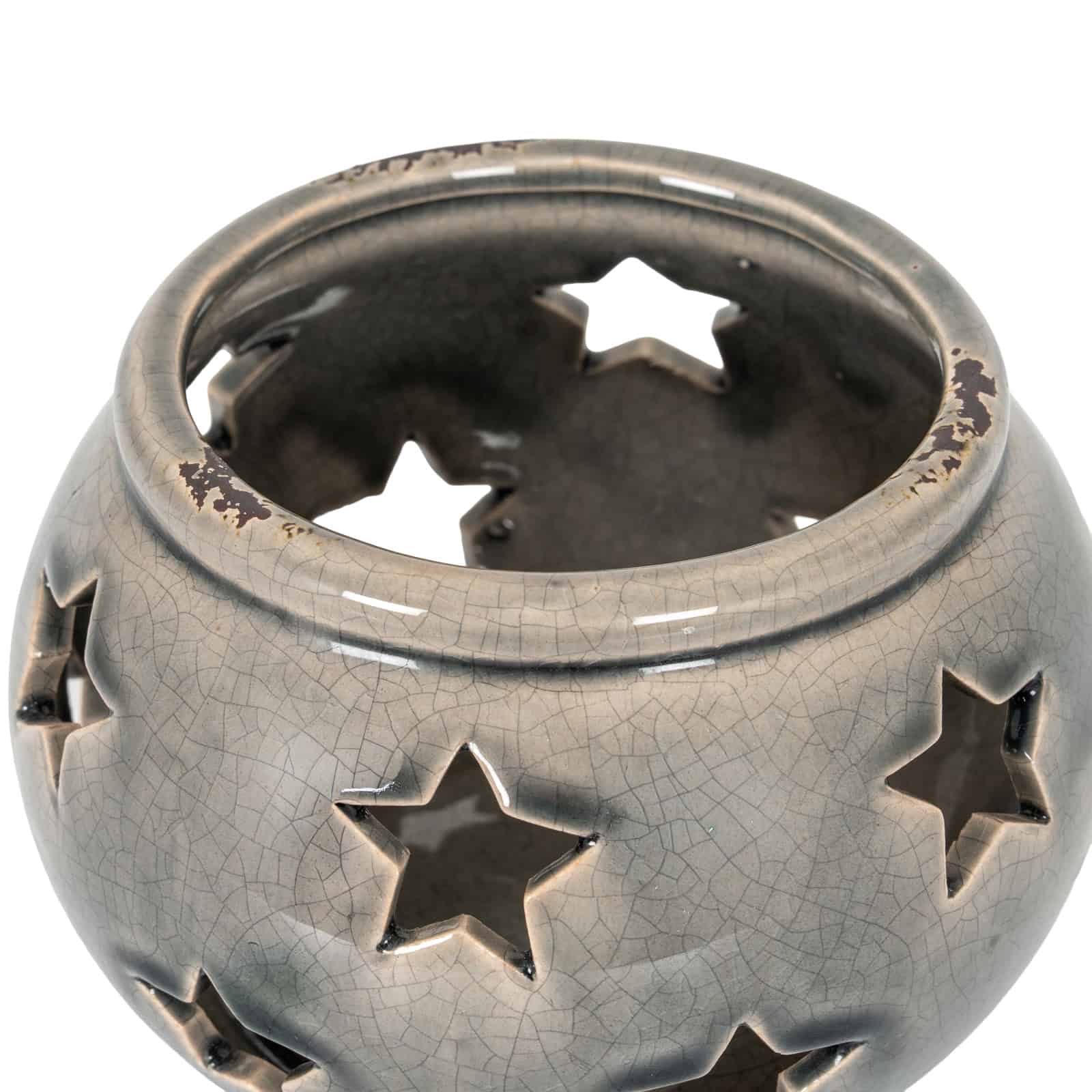 Garda Star Candle Lantern – Colour: Grey