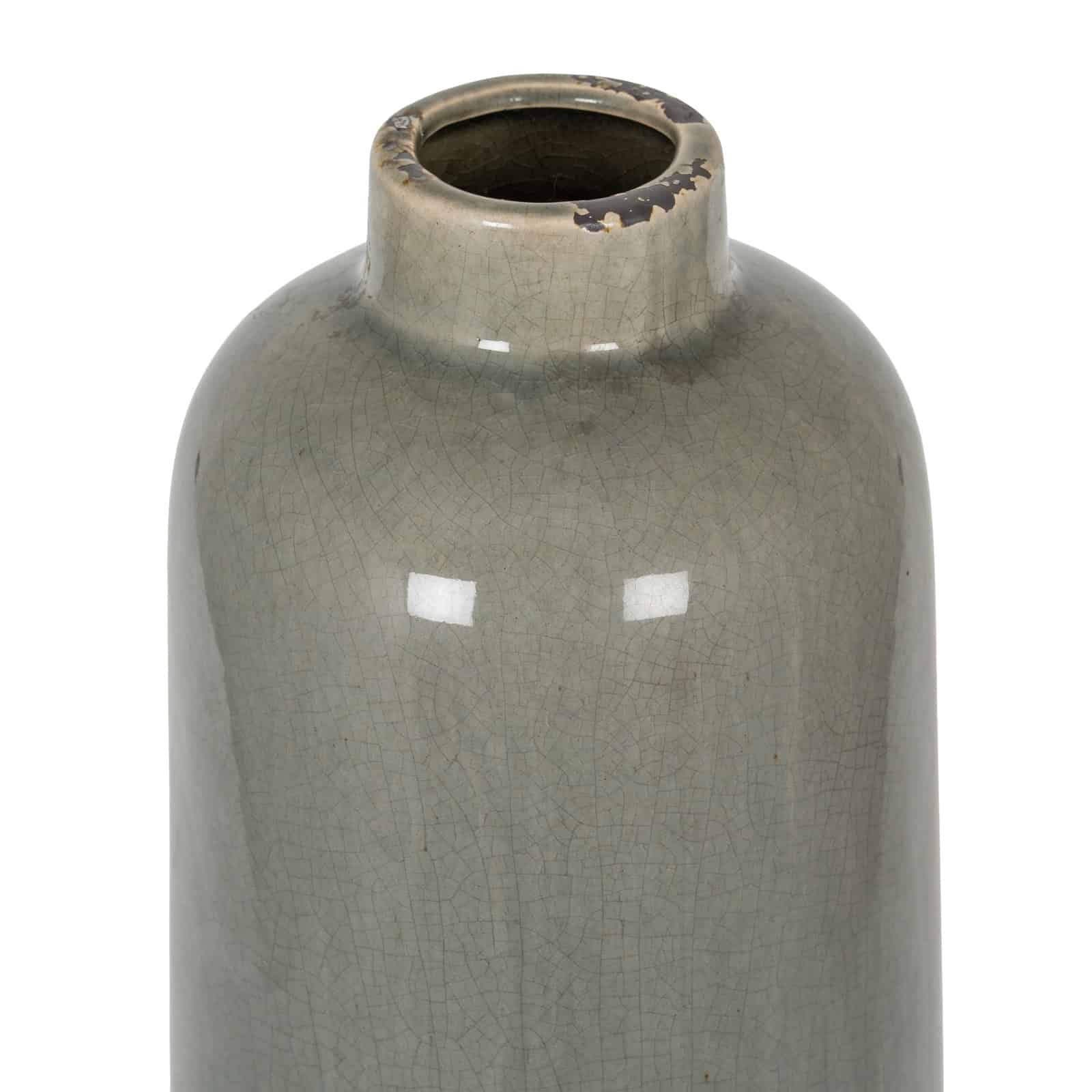 Garda Grey Glazed Raine Vase – Material: Ceramic