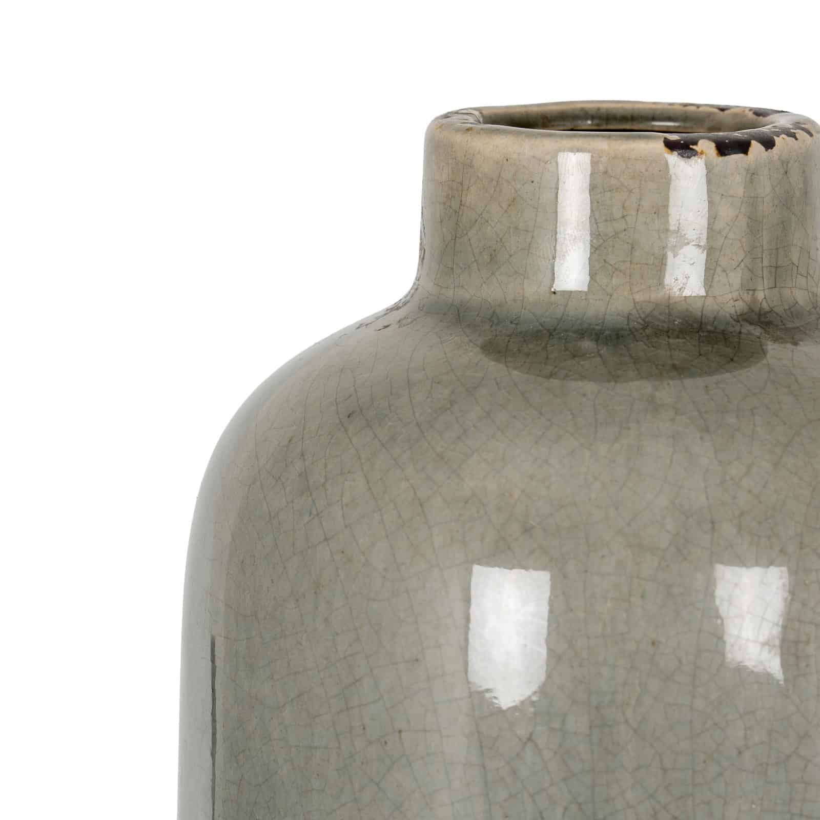 Garda Grey Glazed Raine Vase – Vases