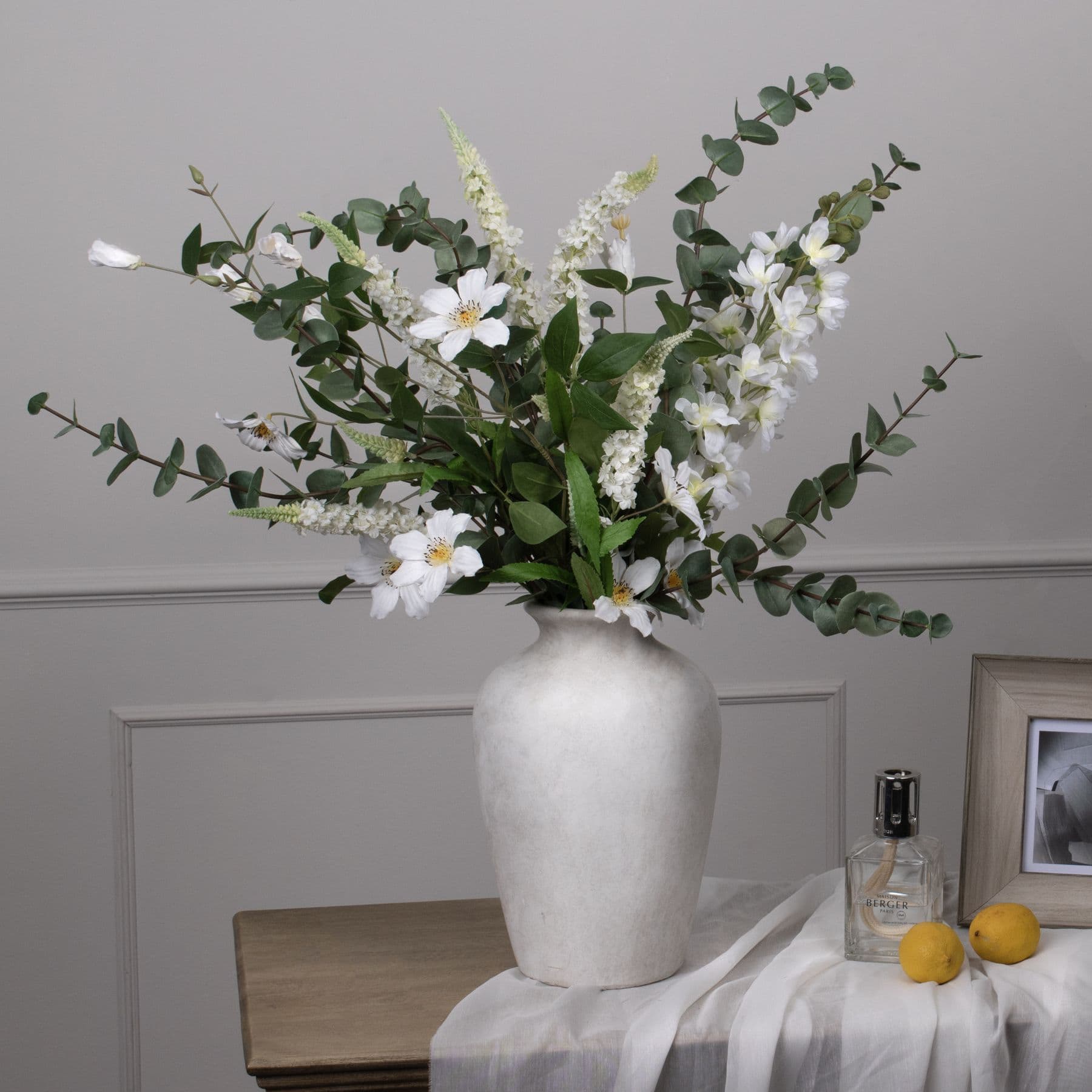 White Veronica Stem – Faux Flowers & Artificial Trees