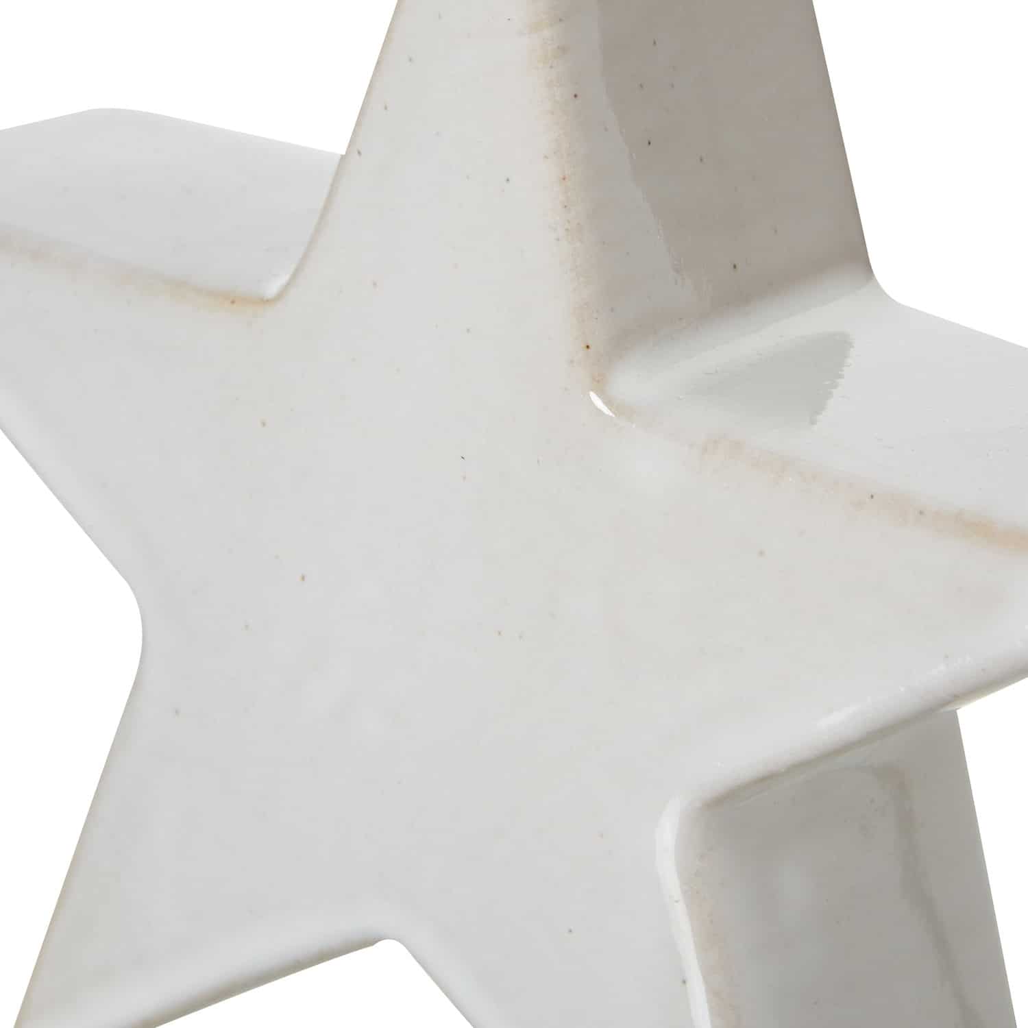 Small Ceramic Standing Star Decoration - Image 3