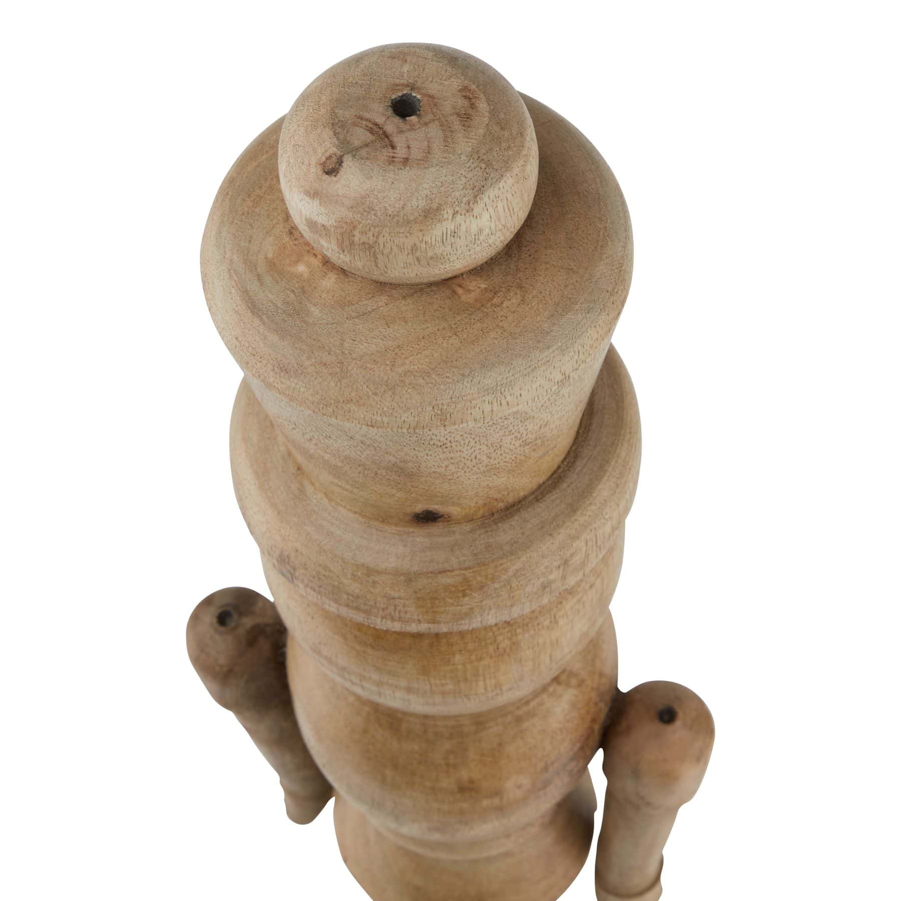Natural Large Nutcracker Decoration – Colour: Brown