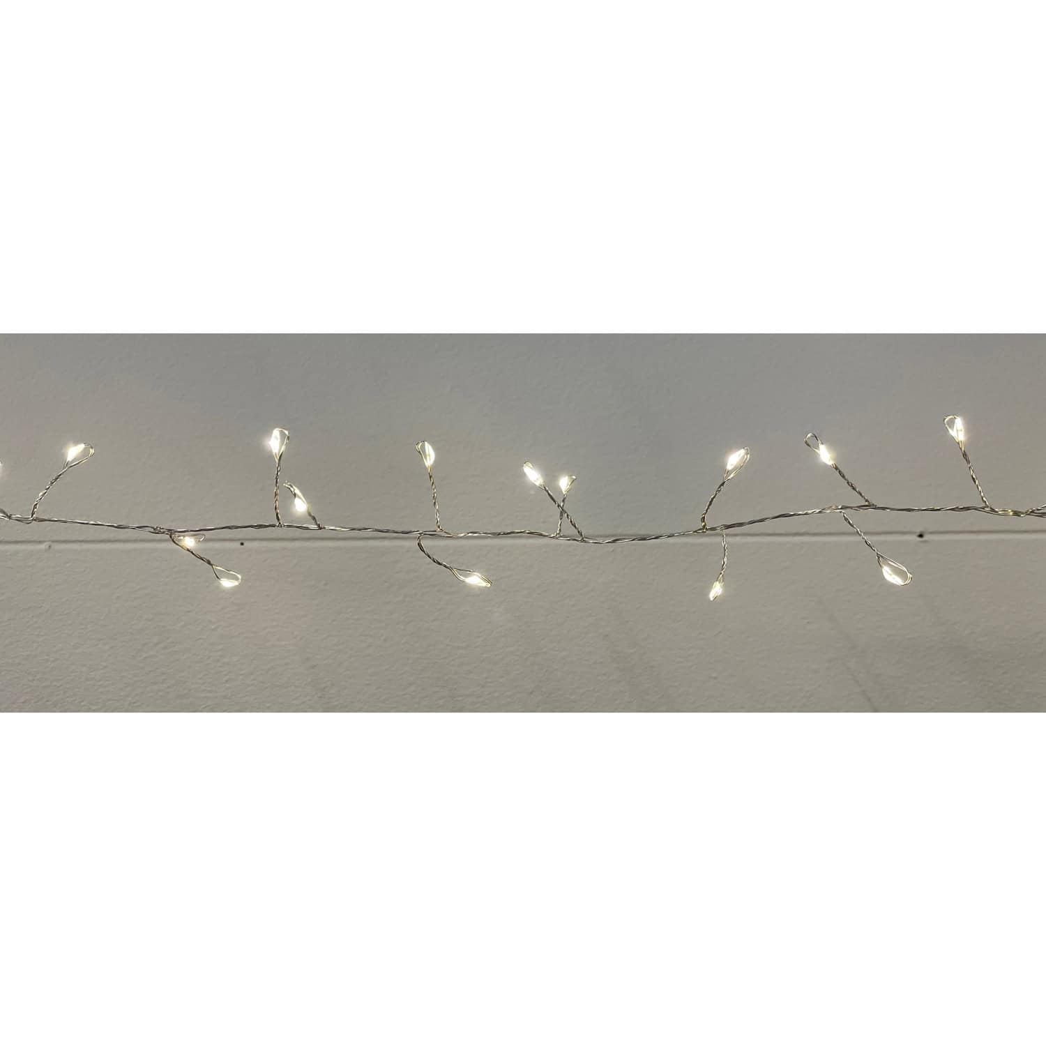 7M Plug In LED Warm White Cluster Micro Light – Material: Metal