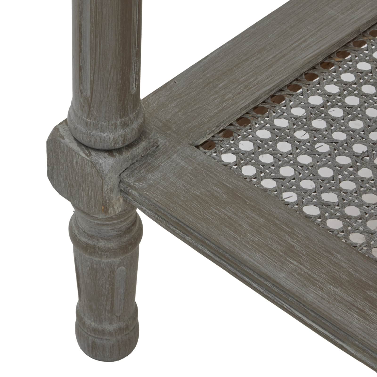 The Serene Rattan Collection Side Table – Side Tables