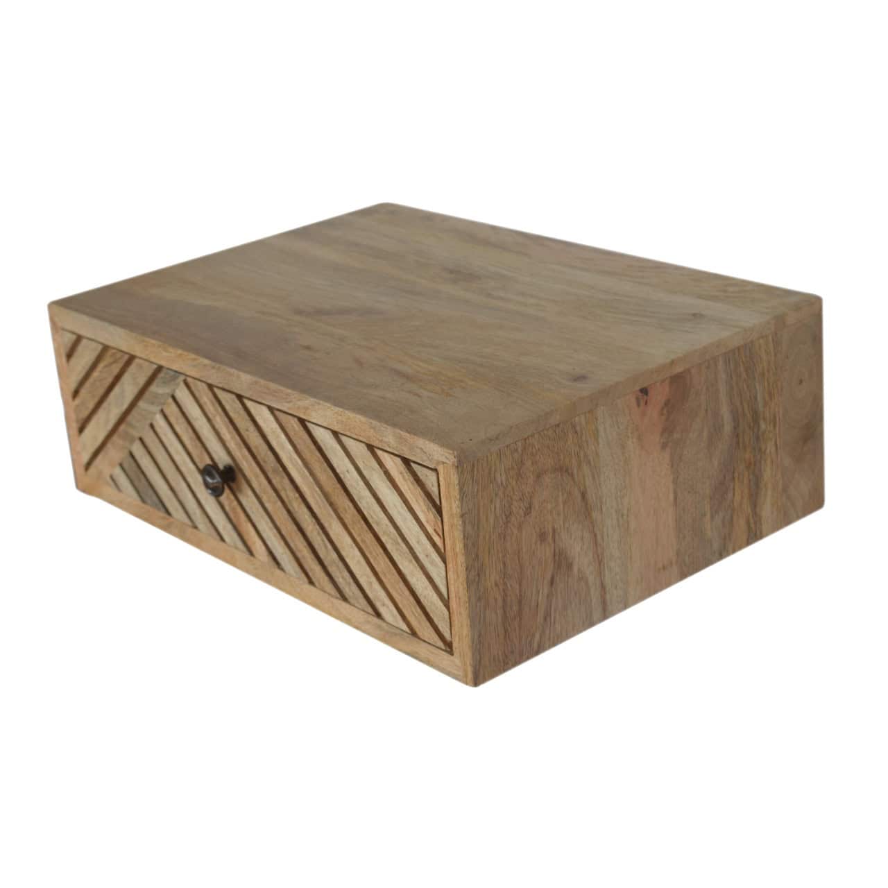 Floating Line Carved Bedside – Additional view 2