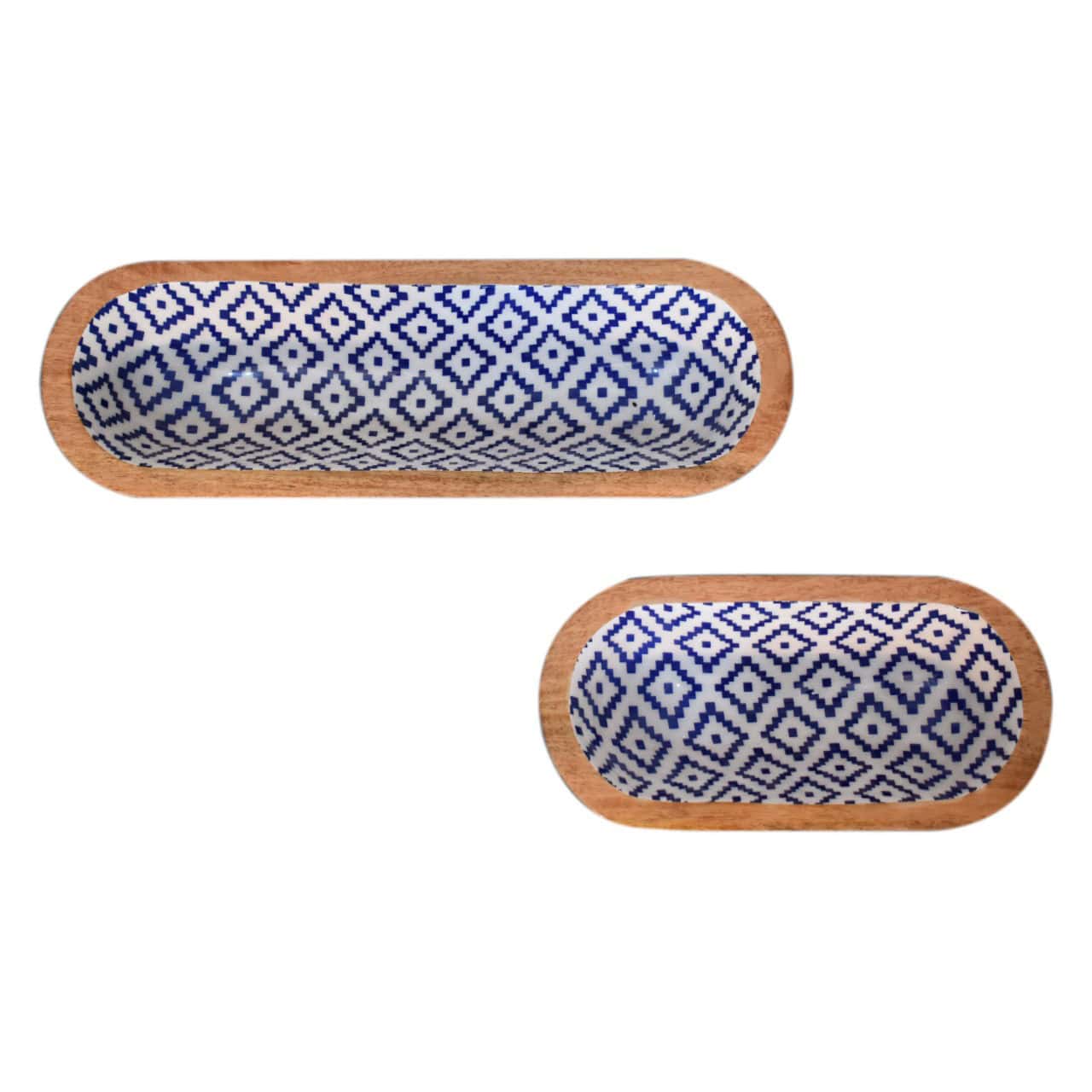 Aztec Oblong Bowl Set of 2 - Image 5