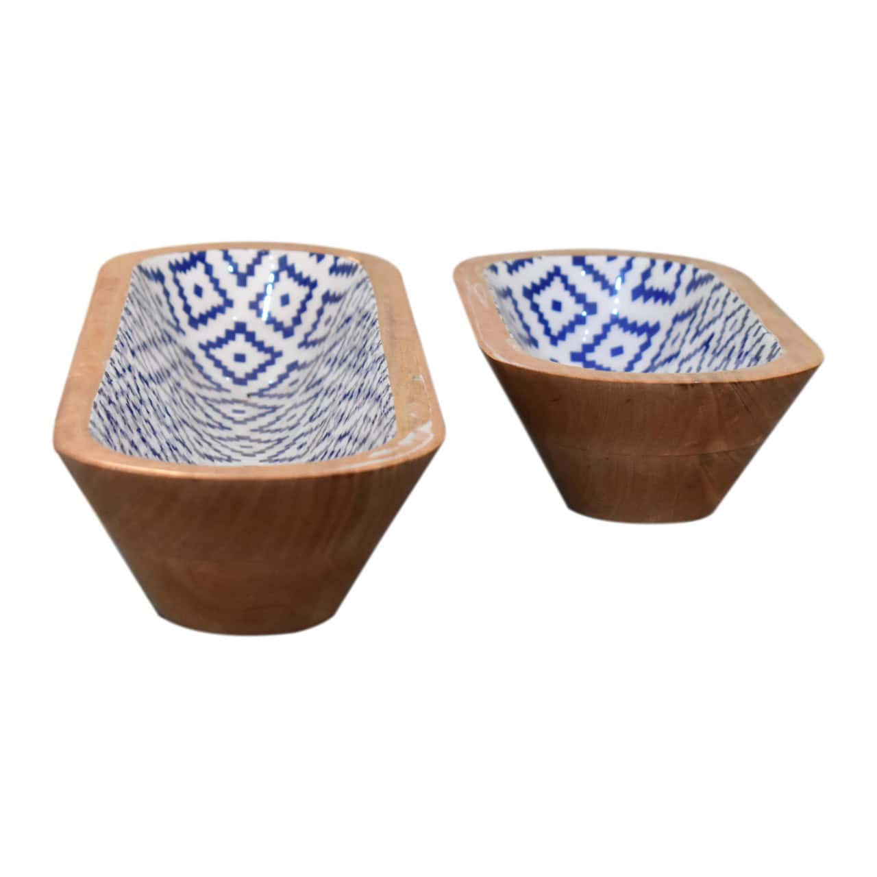 Aztec Oblong Bowl Set of 2 - Image 6