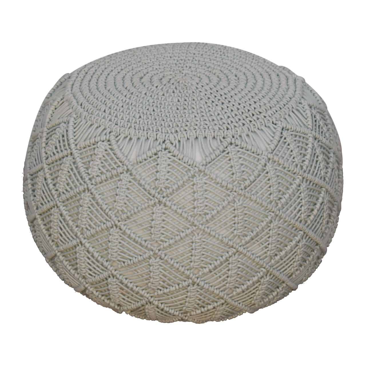 Ansley Sage Green Pouffe - Image 2