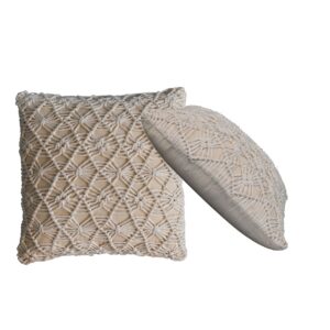 Maura Natural White Cushions Set