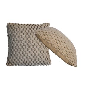 Myra Natural White Cushion Set
