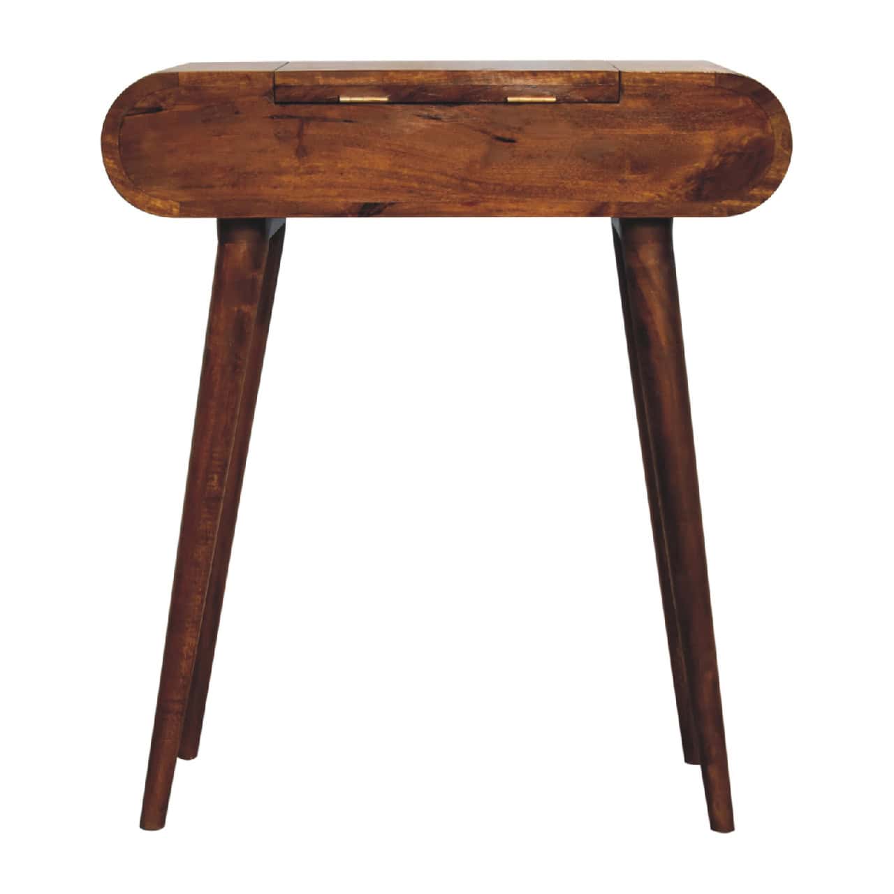 Mini Round Chestnut Fold Vanity - Image 10