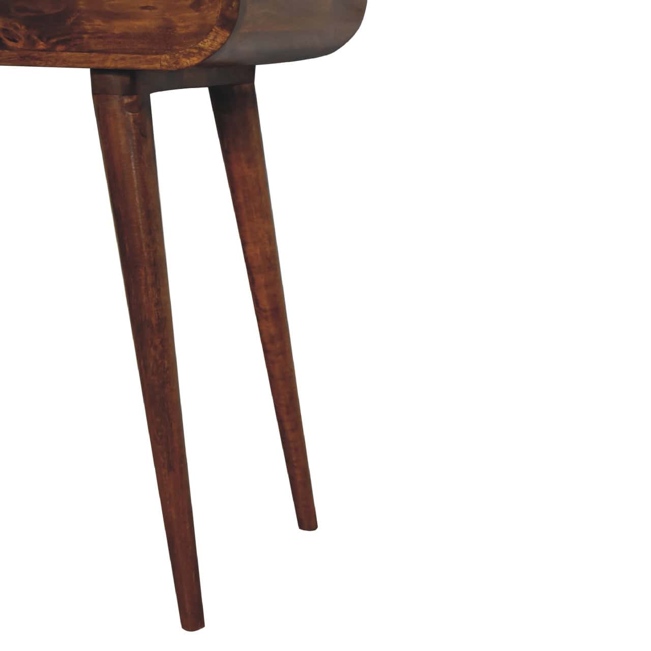 Mini Round Chestnut Fold Vanity - Image 8