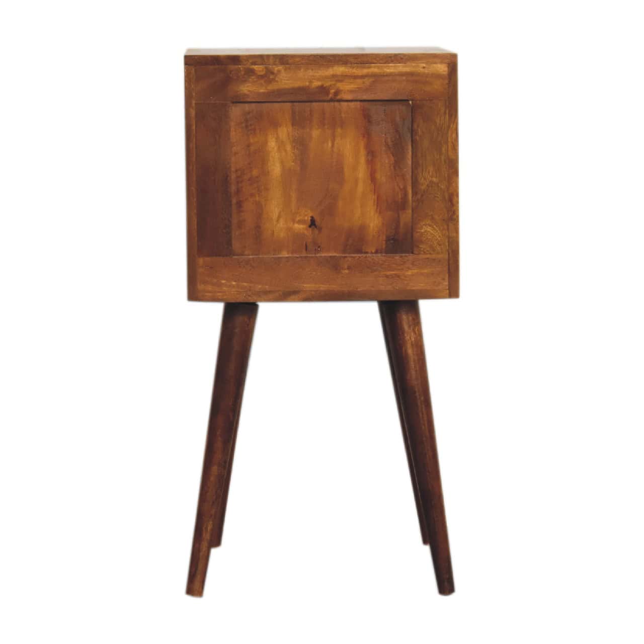 Mini Chestnut Cube 2 Drawer Bedside – Additional view 5