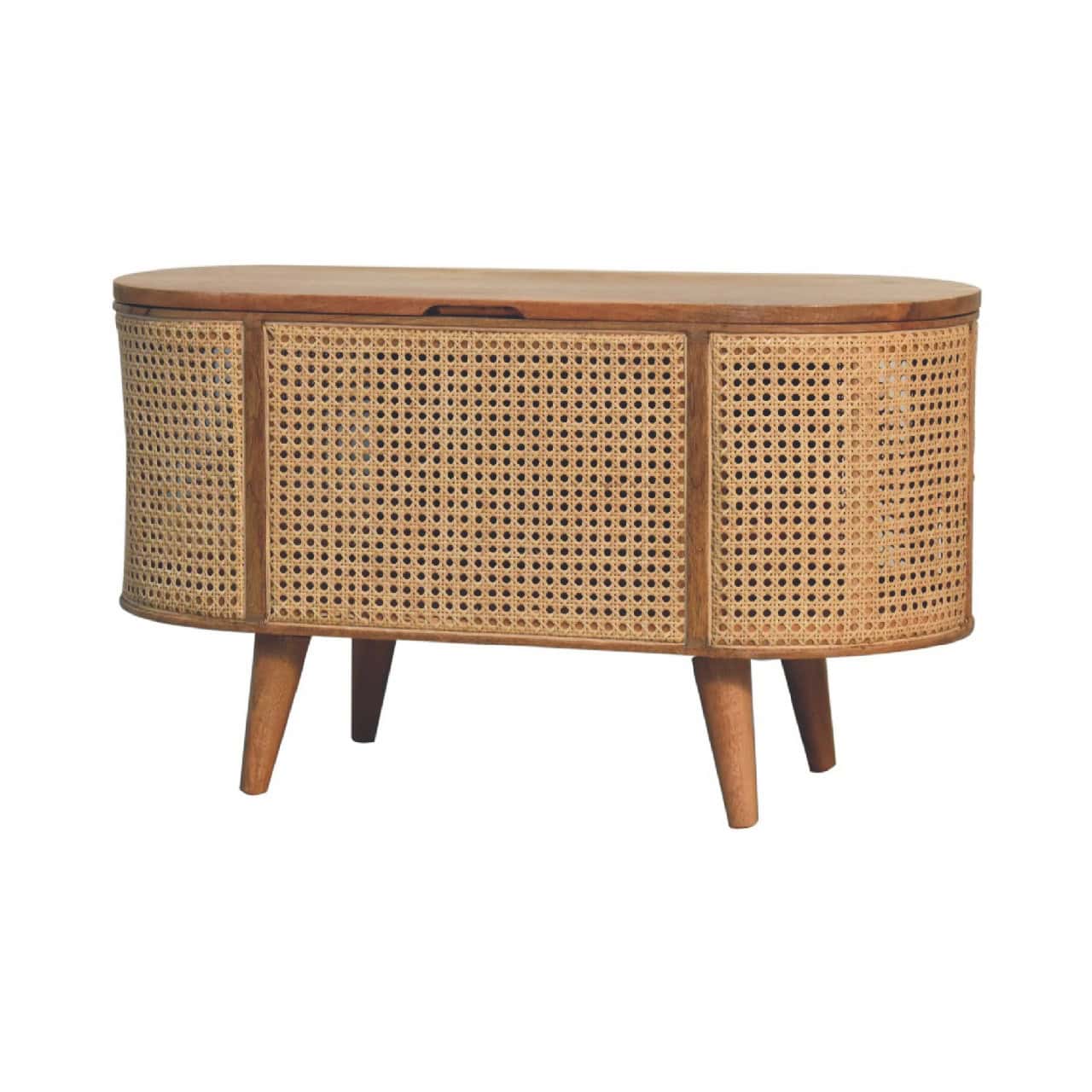 Larrisa Rounded Lid up Blanket Box – Ottomans