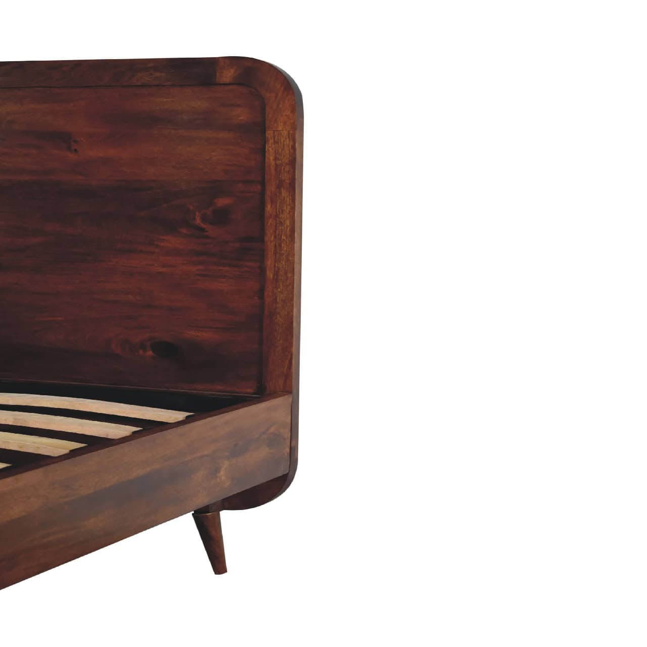 Curved Chestnut Double Bed – Additional view 2