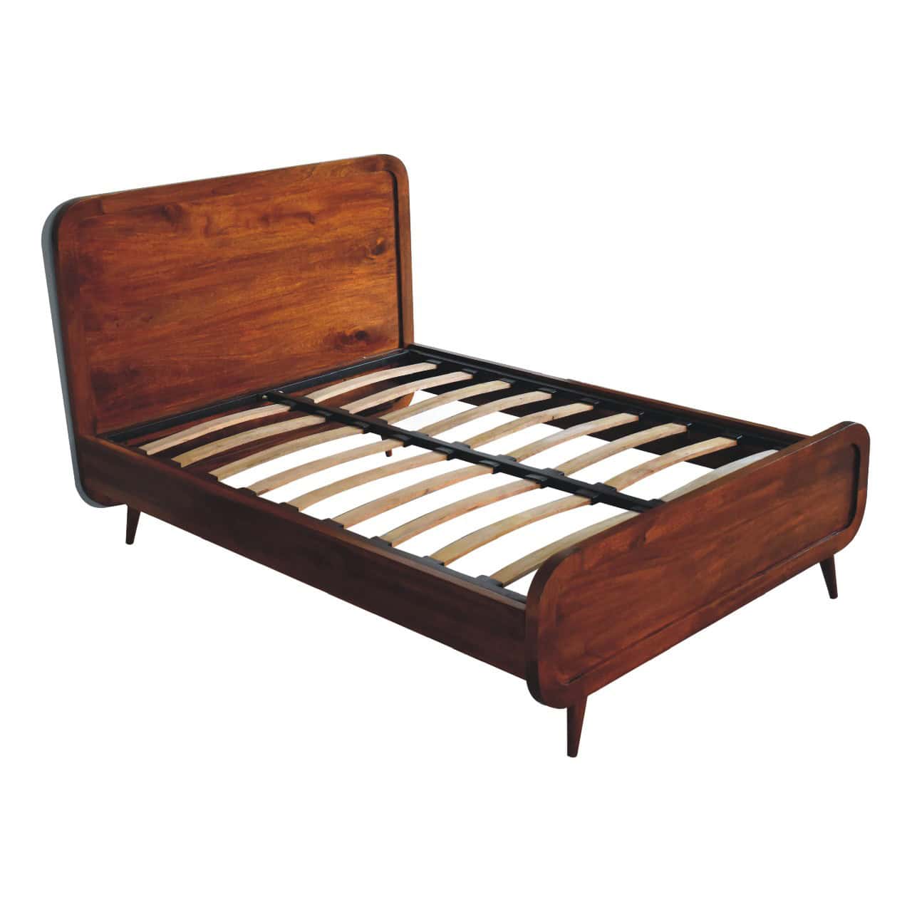 Curved Chestnut Double Bed – Additional view 3