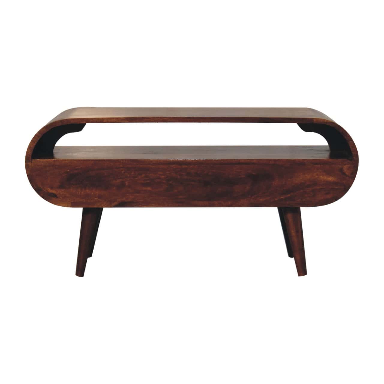 Chestnut Circular TV Stand - Image 10