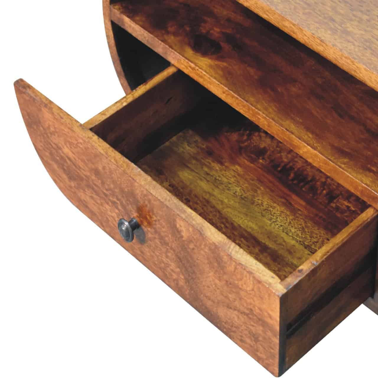 Chestnut Circular TV Stand - Image 6