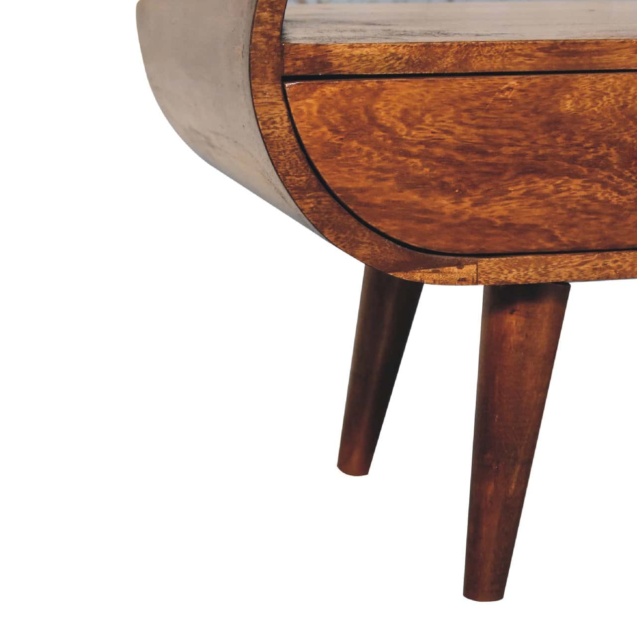 Chestnut Circular TV Stand - Image 8