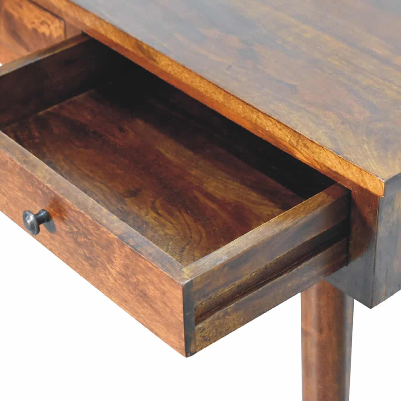 Chestnut Hallway 2 Drawer Console Table – Additional view 4