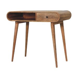 Rounded Chestnut Writing Desk