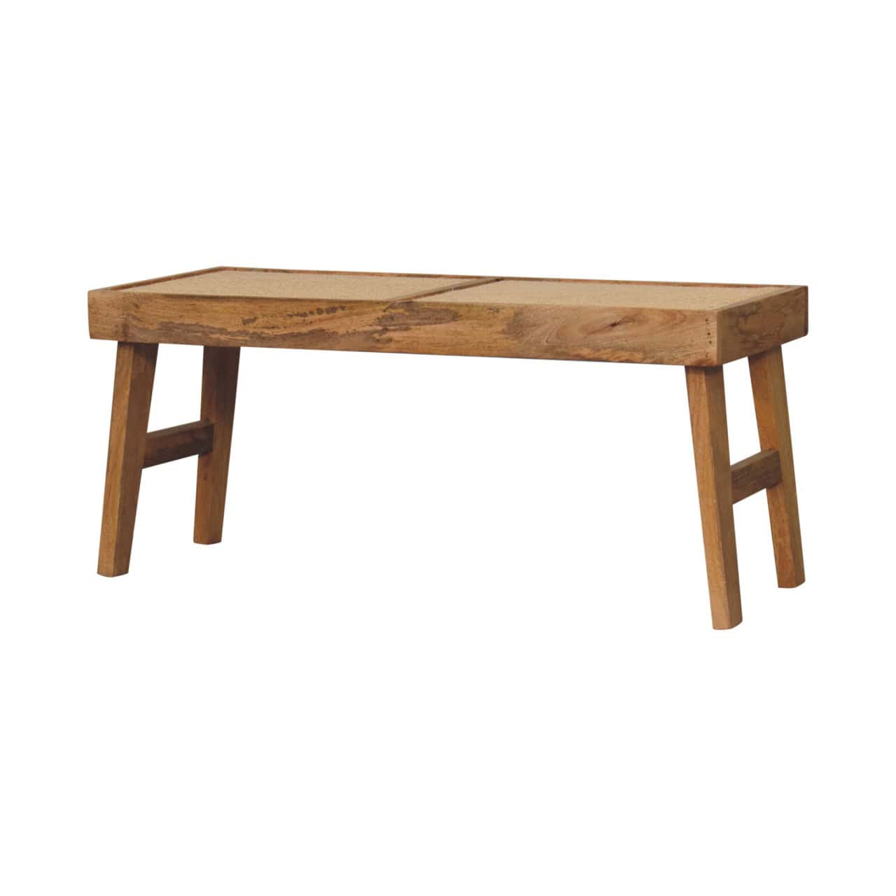 Open Rattan Bench – Benches