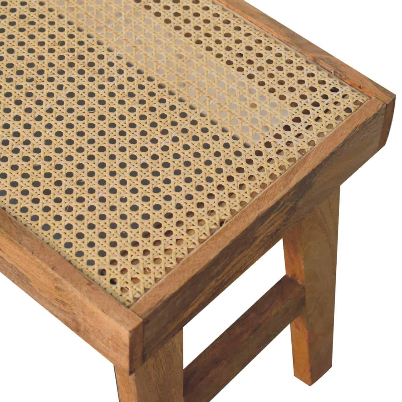 Open Rattan Bench – Additional view 3
