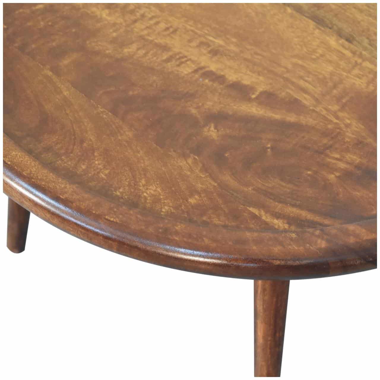 Chestnut Plate Coffee Table – Additional view