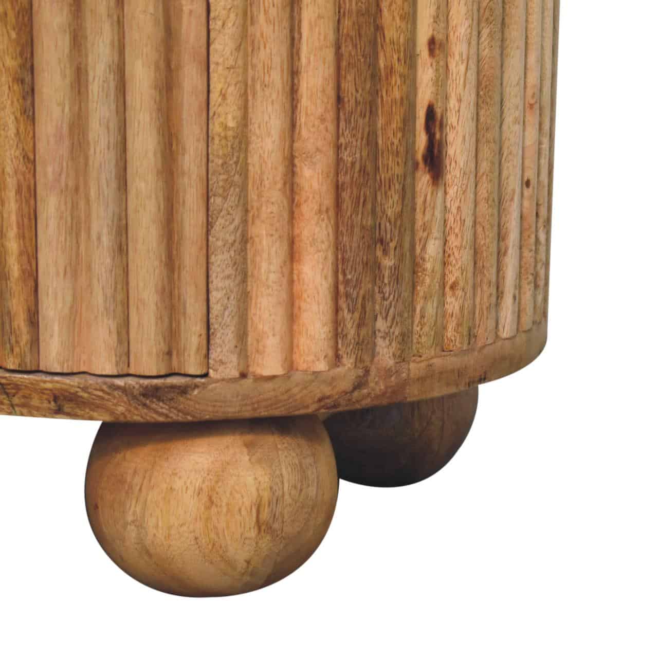 Soba Ball 3 Drawer Bedside – Additional view 4