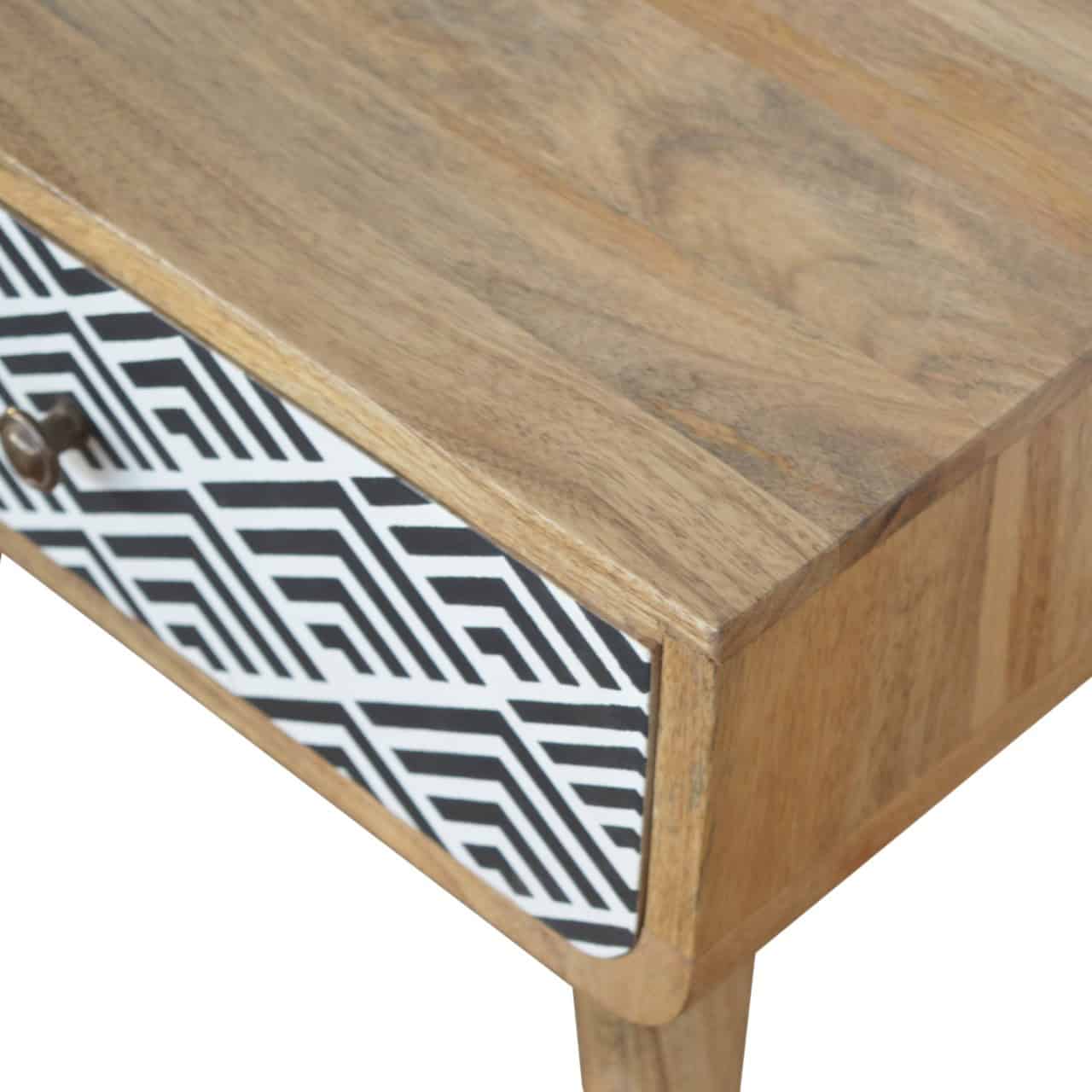 Monochrome Print Bedside – Additional view