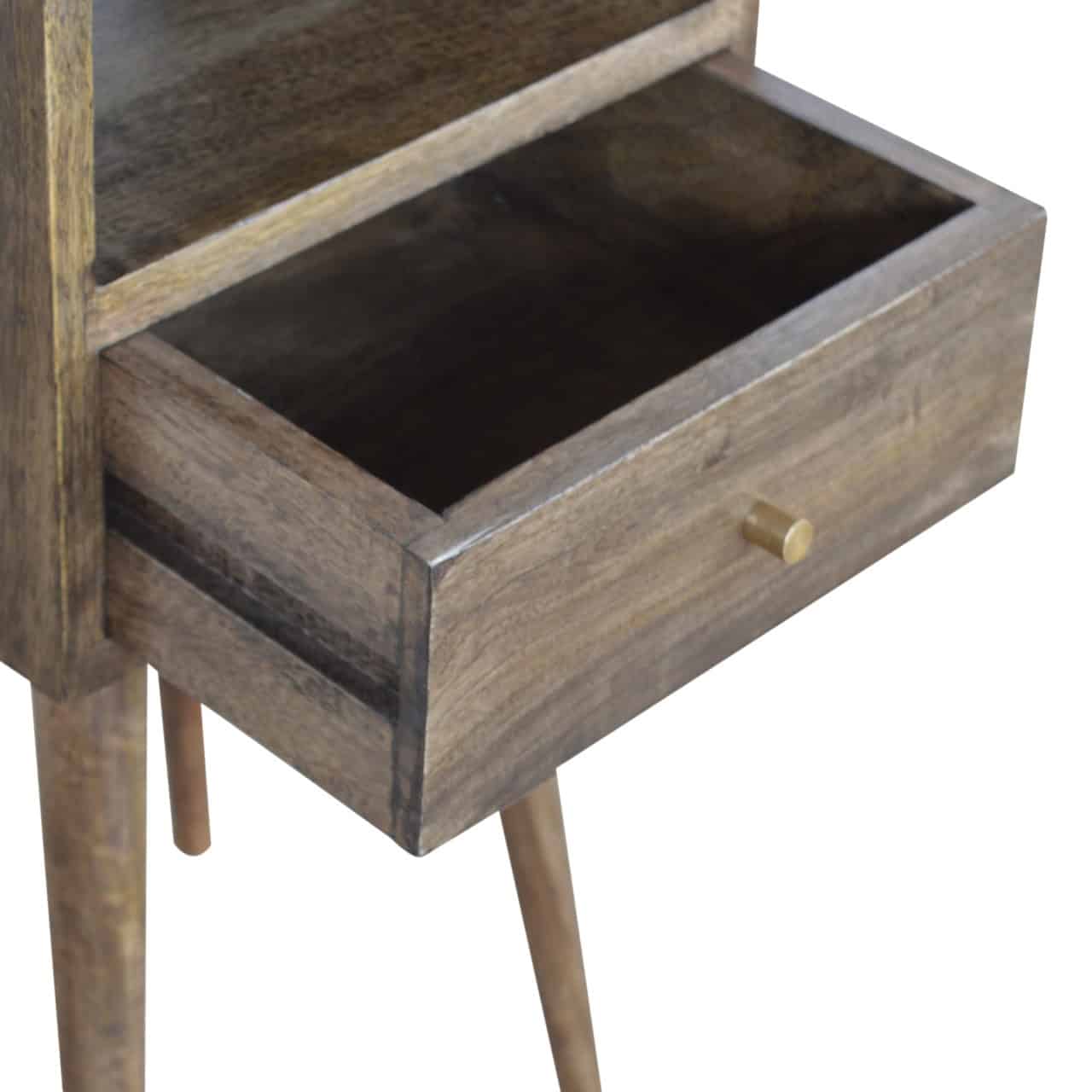 Mini Grey Washed Bedside – Bedside Tables
