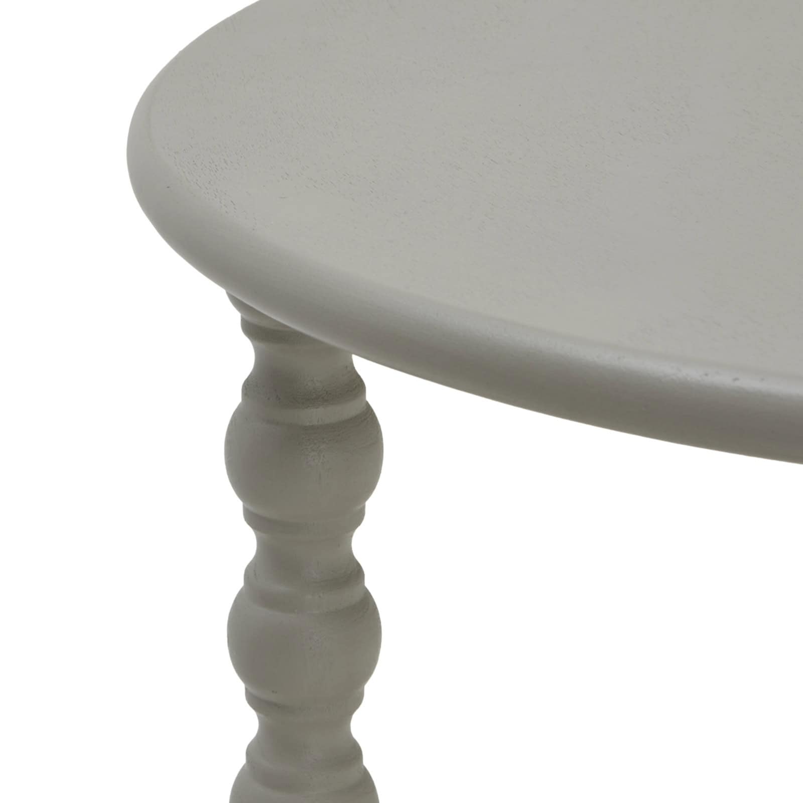 The Camden Collection Round Side Table – Material: Wood