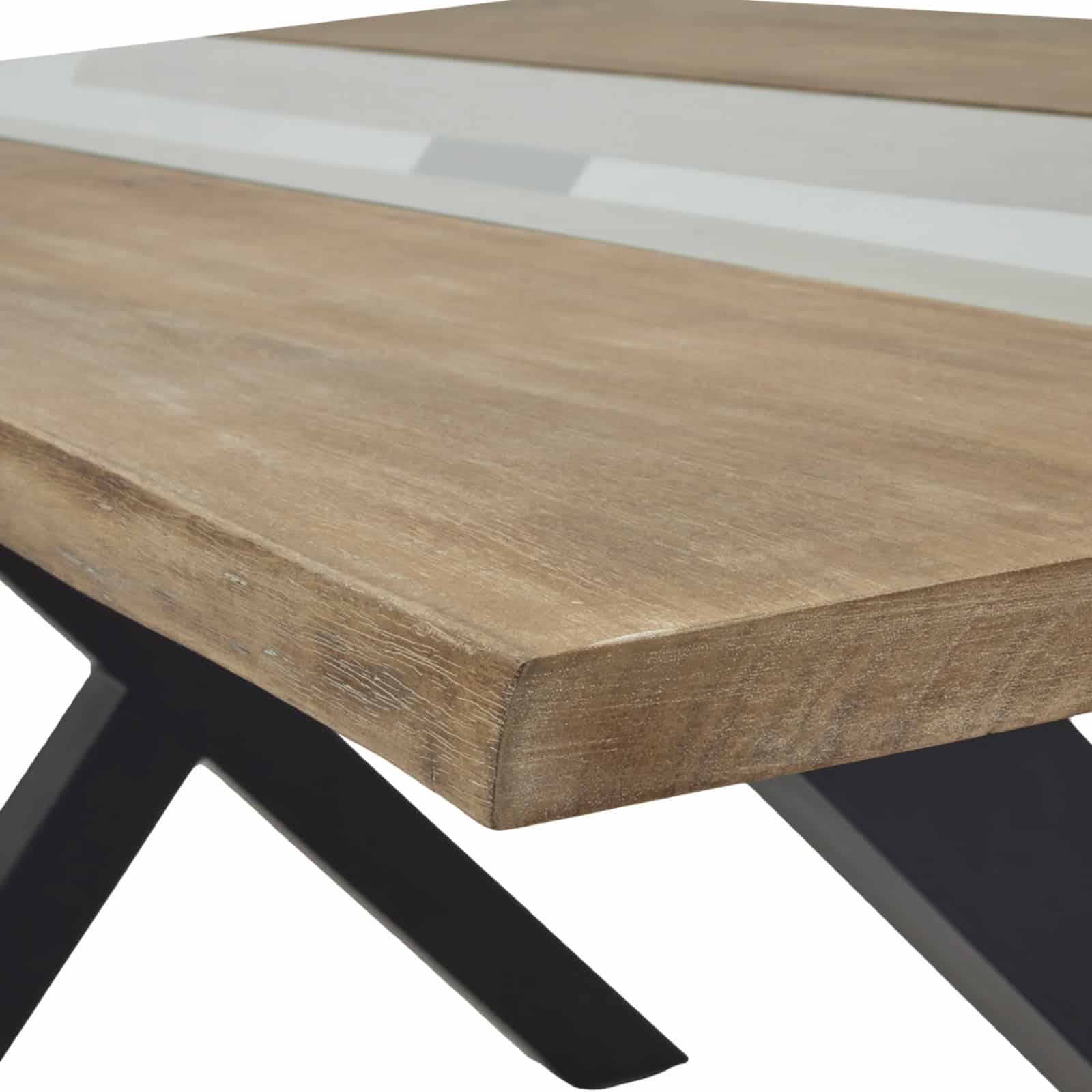 Live Edge Collection Light Acacia River Dining Table – Dining Tables