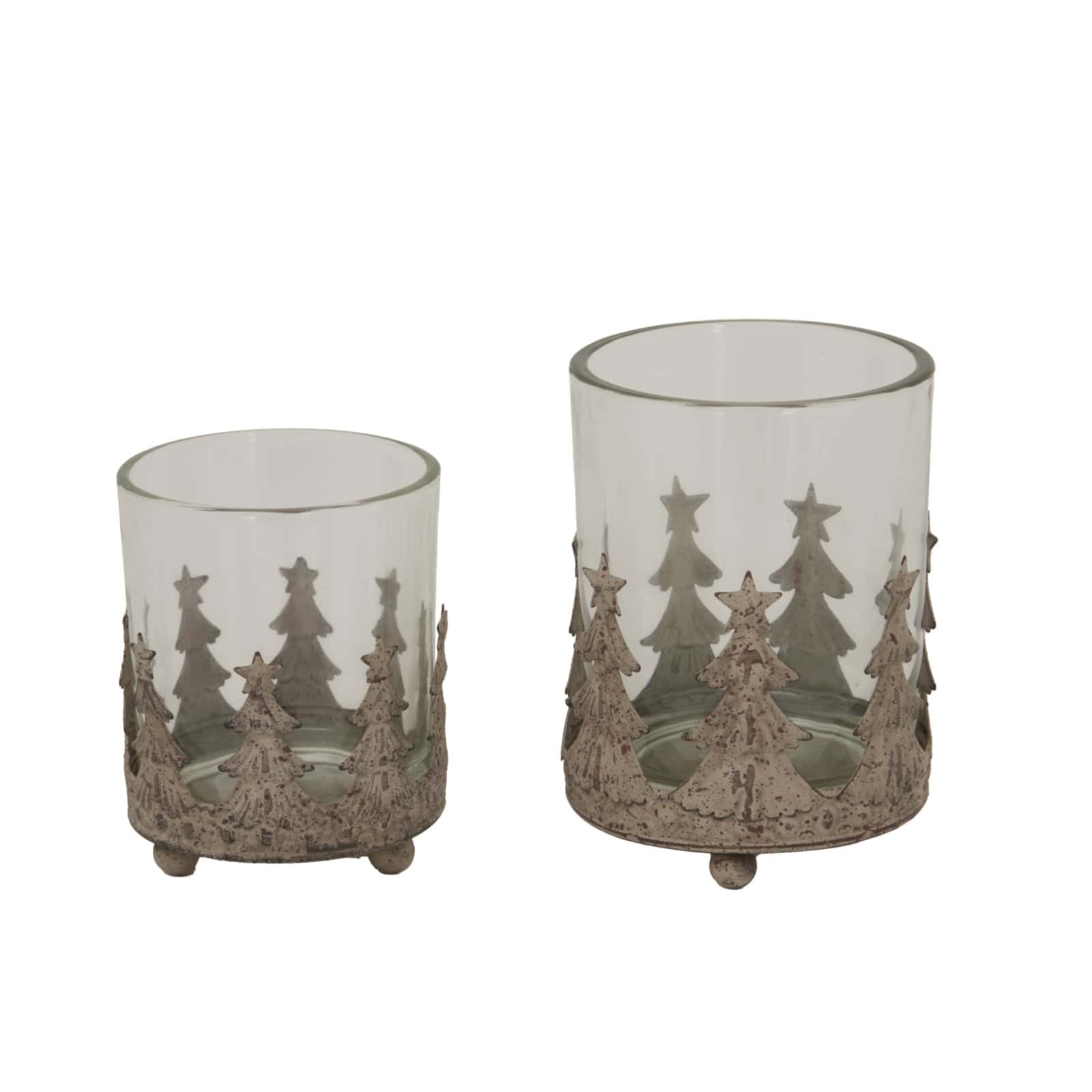 Large Rustic Glass Candle Holder – Bedroom