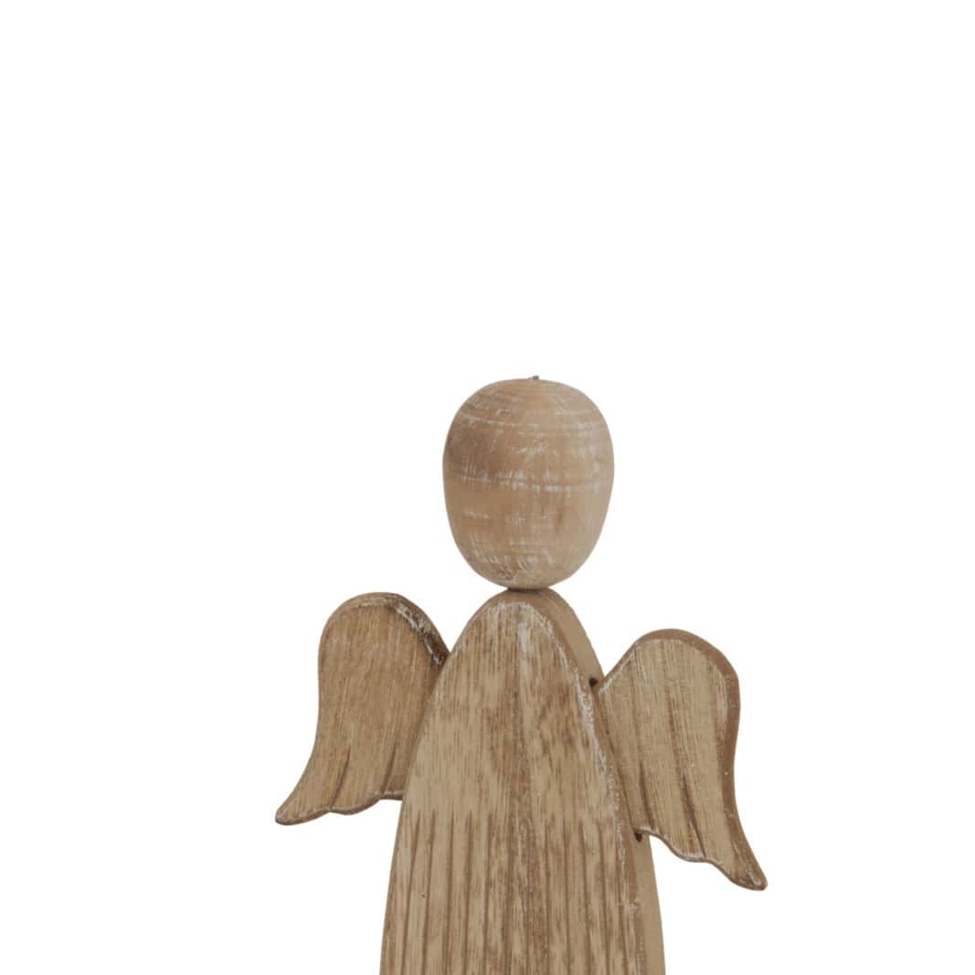 Large Natural Rustic Angel – Colour: Brown